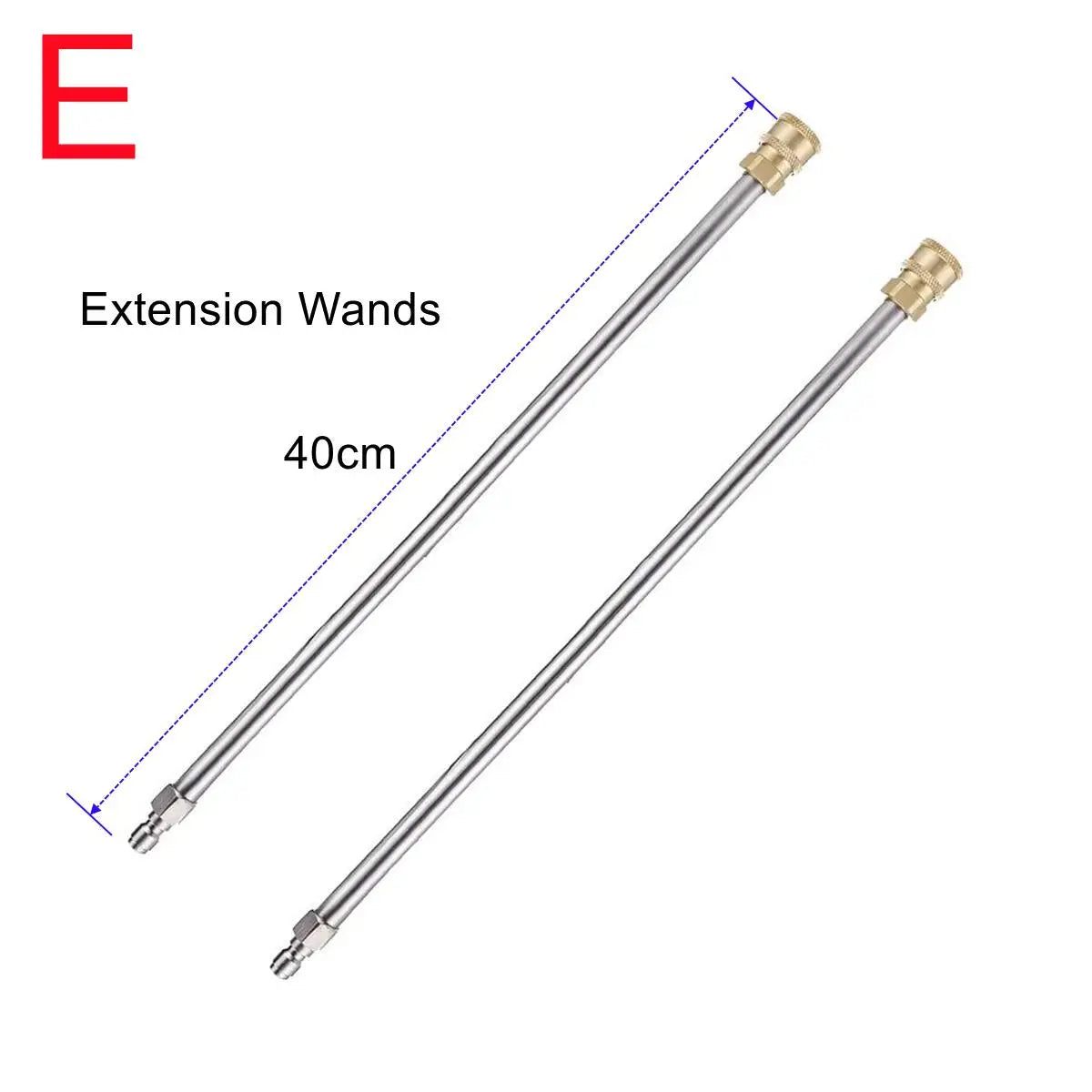 High Pressure Wash Car Water Tank Radiator Condenser Cleaning Wand Tool Removal-Free For Wash Gun 1/4" Hitch