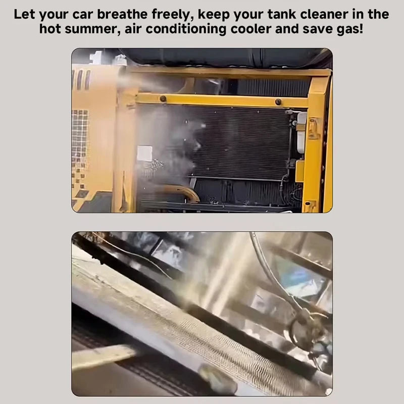High Pressure Wash Car Water Tank Radiator Condenser Cleaning Wand Tool Removal-Free For Wash Gun 1/4" Hitch