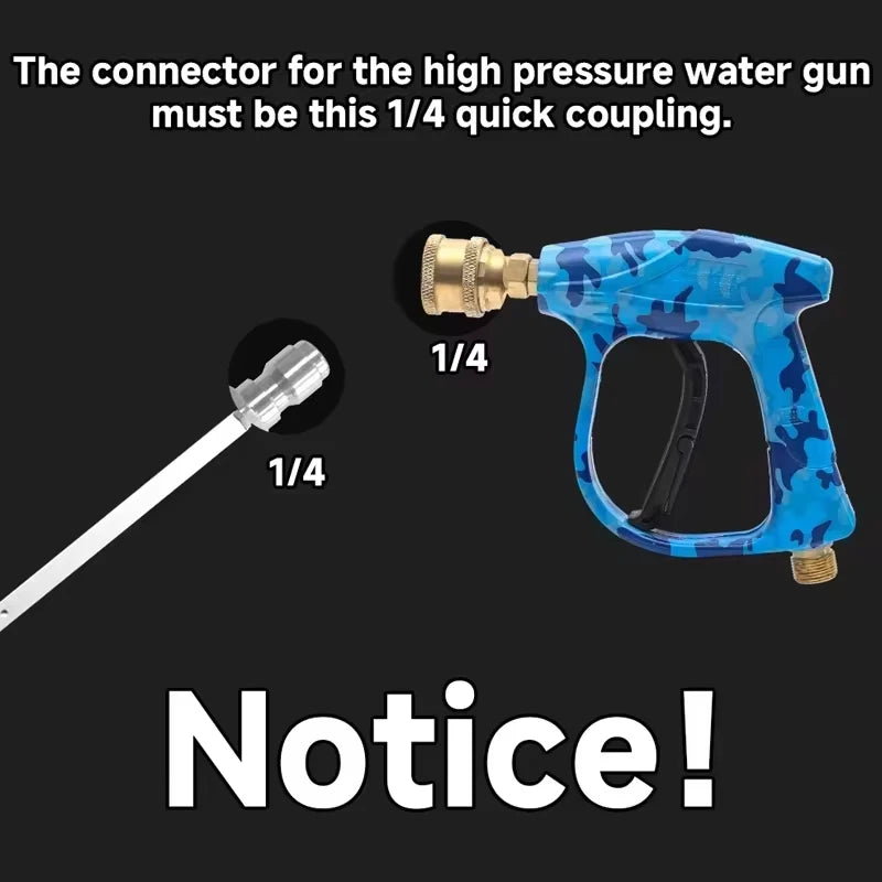 High Pressure Wash Car Water Tank Radiator Condenser Cleaning Wand Tool Removal-Free For Wash Gun 1/4" Hitch