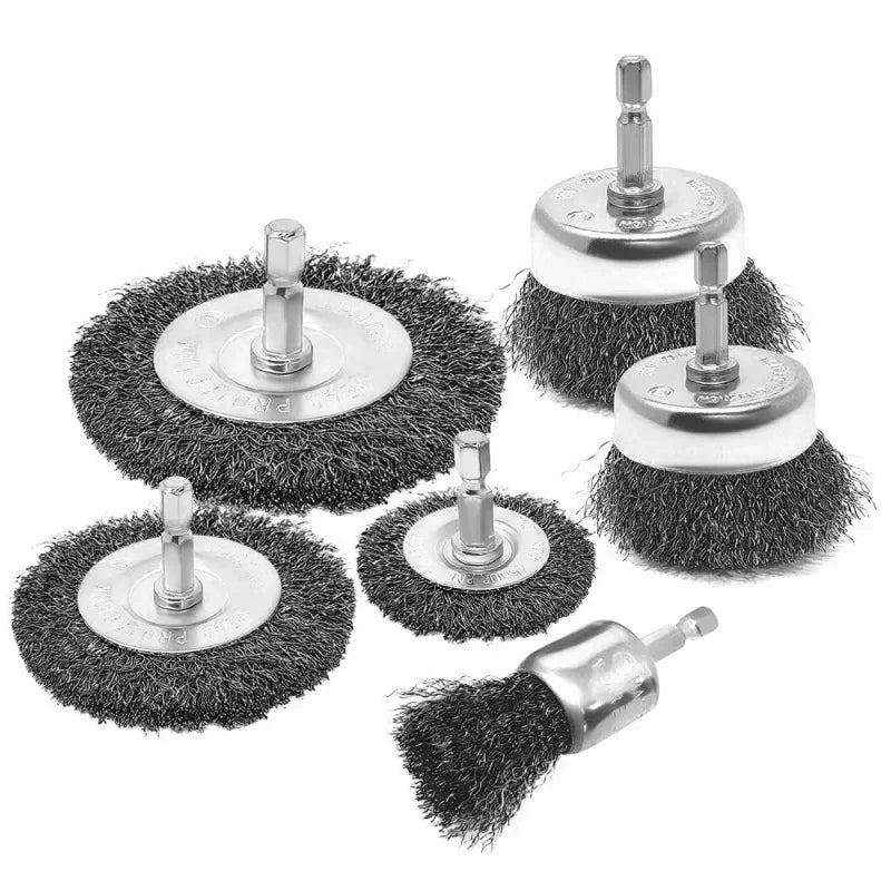 Brosse métallique perceuse