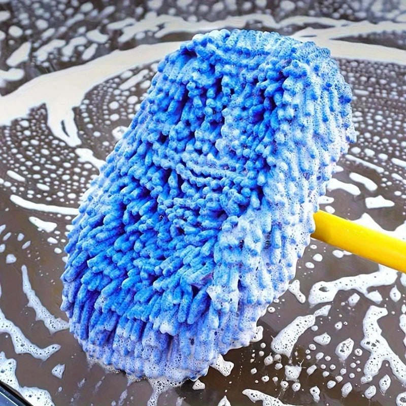 Balai télescopique de lavage voiture – microfibre douce 102 cm