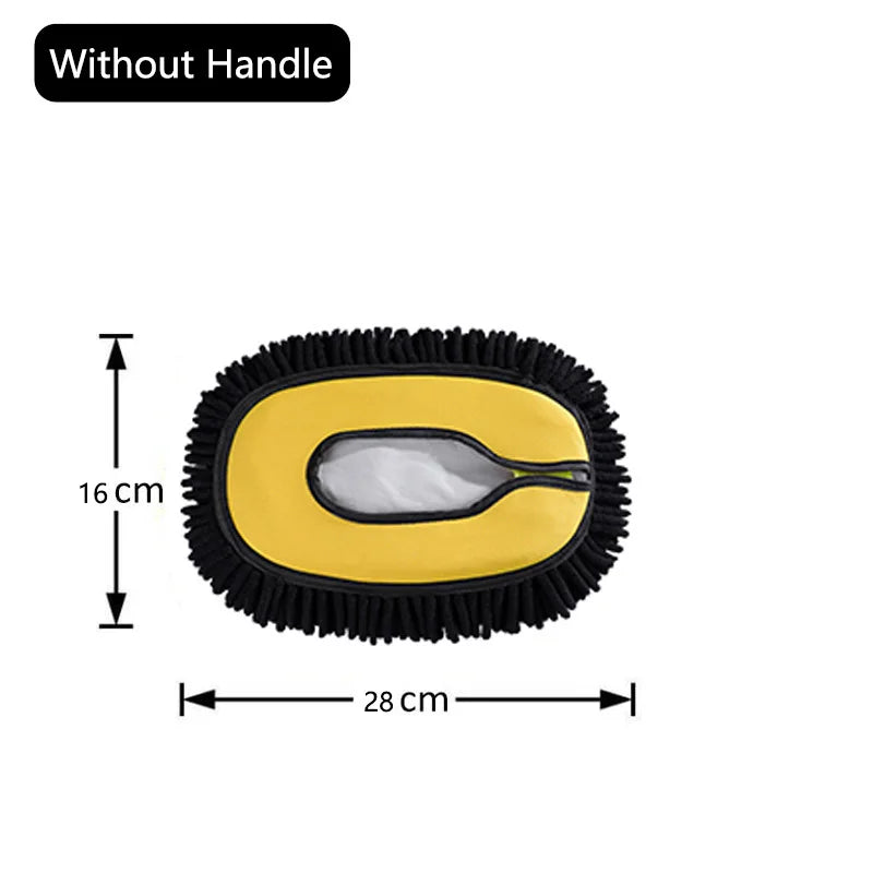 Balai télescopique de lavage voiture – microfibre douce 102 cm