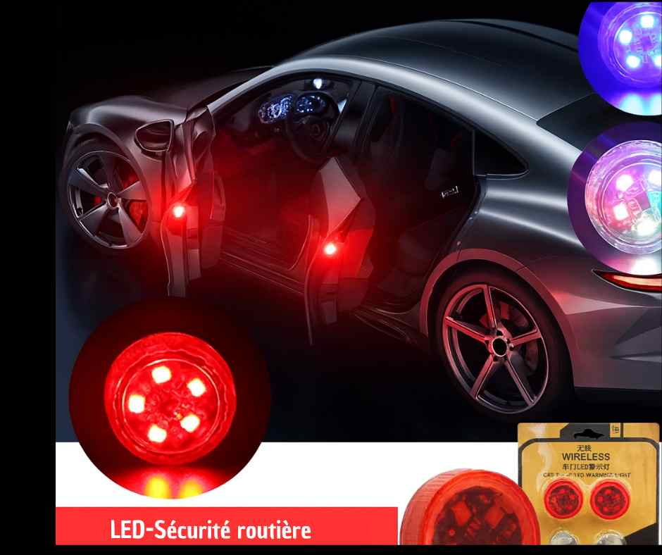 Lumières LED de sécurité pour portières de voiture